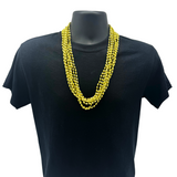 30" 7mm Gold Mardi Gras Beads (Pack of 48)
