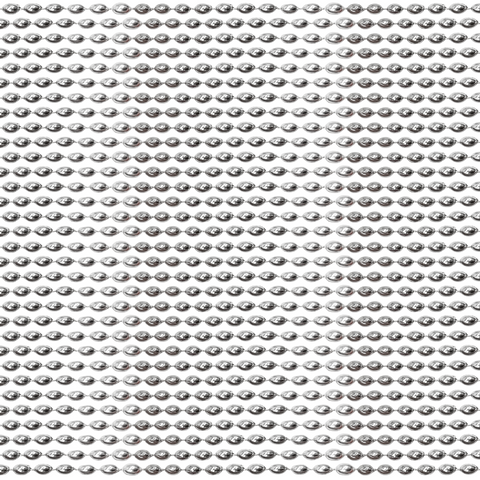 30" 7mm Silver Mardi Gras Beads (Pack of 48)