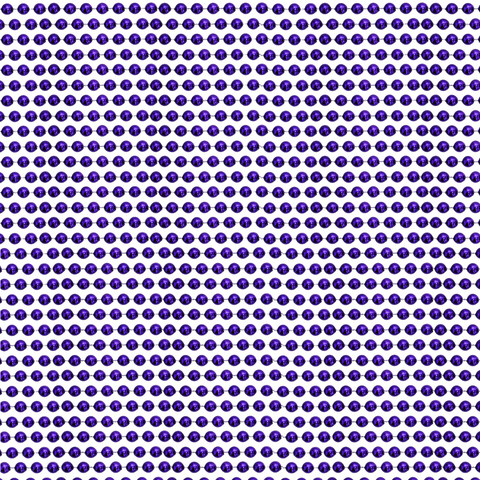 33" Round Metallic Purple Mardi Gras Beads (Case - 60 Dozen)