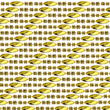 48" Swirl Metallic Gold Mardi Gras Beads - Case (25 Dozen)