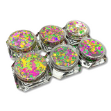 Mardi Gras Organic Hair, Body, and Face Glitter Sample Pack (Each)