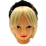 Black Sequin Grad Headband (Each)