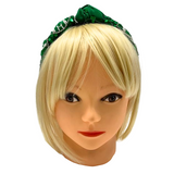 Green Sequin Football Headband (Each)