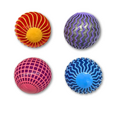 6.5cm LED Ripple Bounce Ball - Assorted Colors (Each)