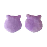 8" Plush Purple and Gold Tiger with Heart Sunglasses - Assorted Colors (Each)
