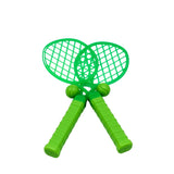 9" Tennis Racket Toy Set - Assorted Colors (Pair)