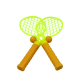 9" Tennis Racket Toy Set - Assorted Colors (Pair)