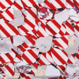 Candy Cane Metallic Petal Paper (Roll)