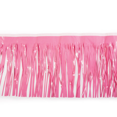 Cerise Vinyl Fringe 15" X 10' (Pack)