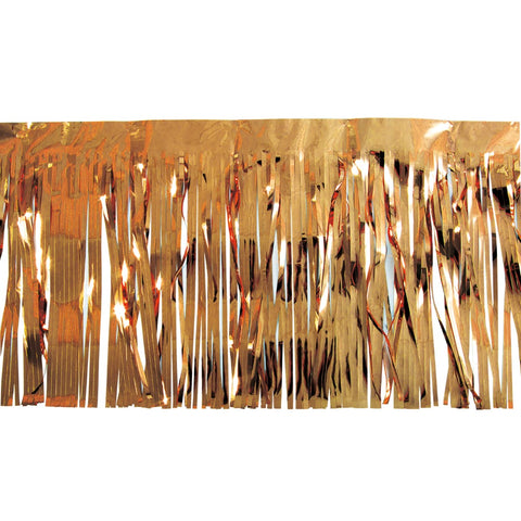 Copper Metallic Fringe 15" X 10' (Pack)