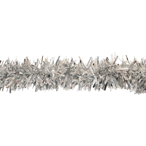 Embossed Silver & Metallic Silver Twist 4" X 25' (Roll)