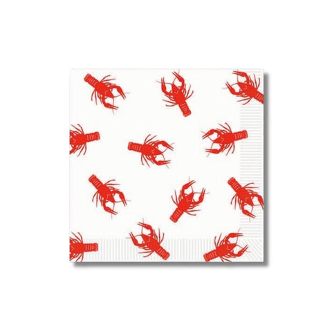 Crawfish 2-Ply Luncheon Napkin (Pack of 16)
