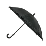 Black Umbrella with Ruffle 17.75" (Each)
