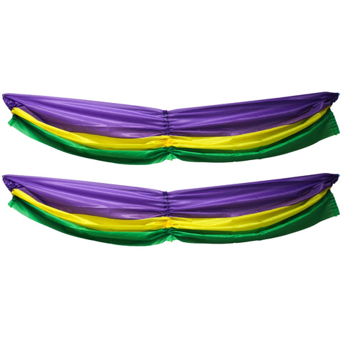 Purple, Green and Yellow Bunting - 6' x 33" (Each)