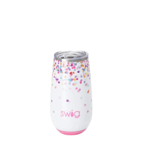 SWIG 6 oz Confetti Stemless Flute (Each)