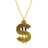 36" 7mm Gold with 5" Jumbo Dollar Sign (Each)