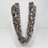 27" Medium Round Double Stranded Glass Bead Necklace (Dozen)