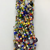 27" Medium Round Double Stranded Glass Bead Necklace (Dozen)