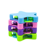 Assorted Color Star Tambourine 2.5" (Dozen)